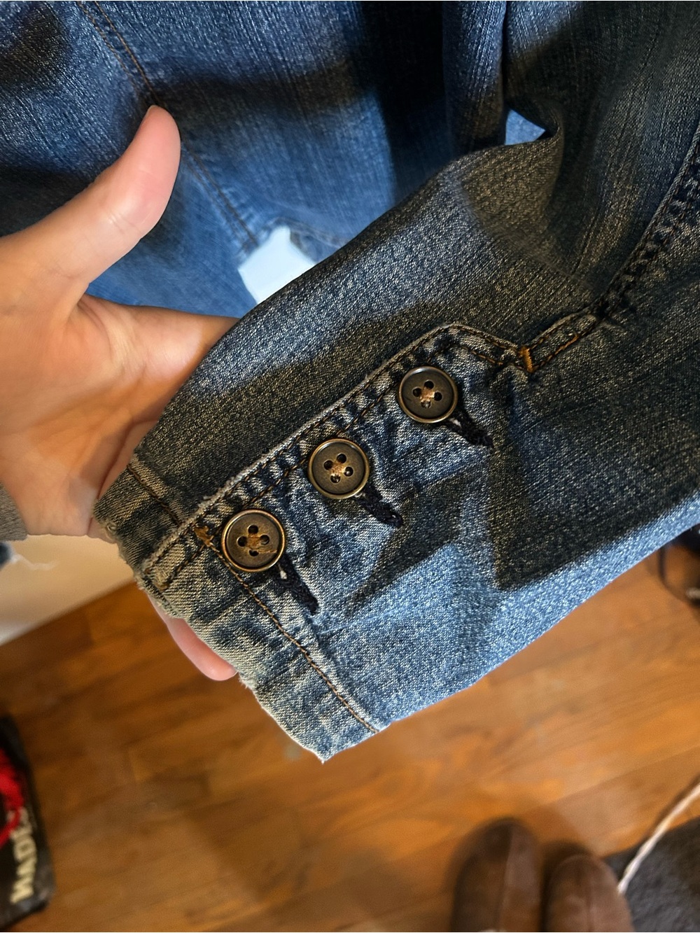 St. John’s Bay Denim Blazer - Picture 5 of 5